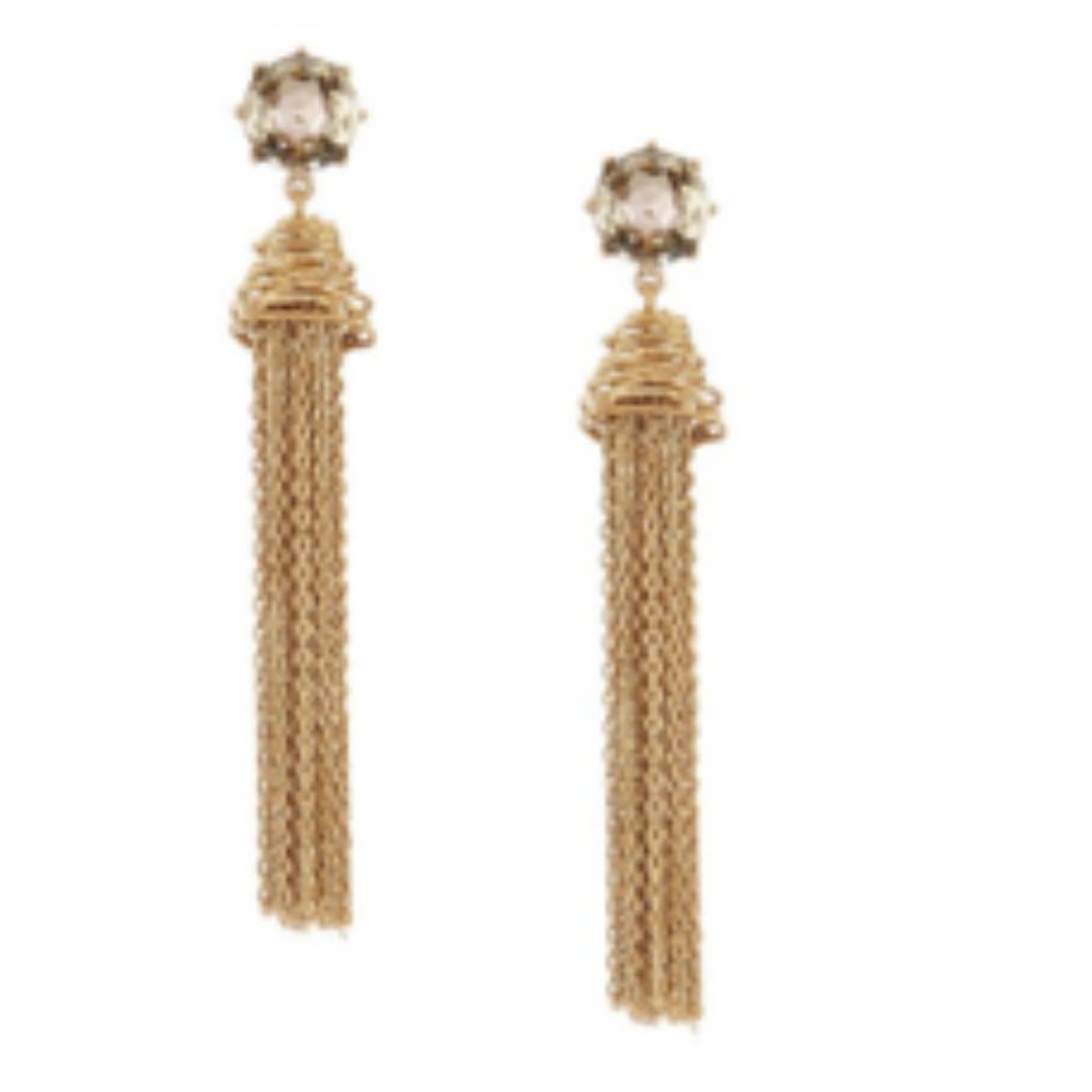 Belle Badley Mischka Tassle Earrings